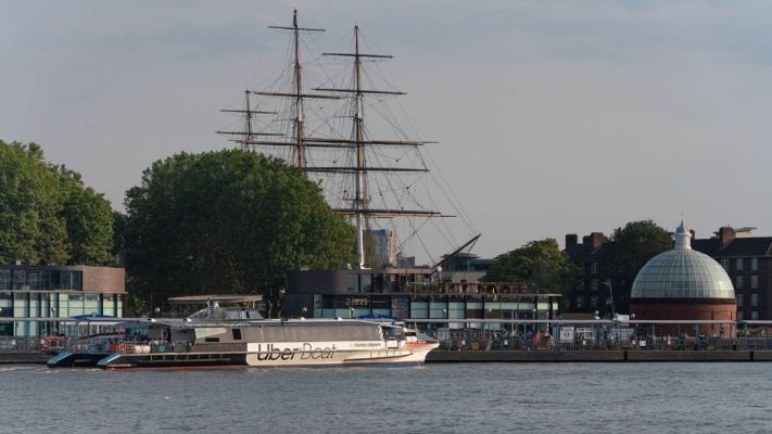 Battello da Londra a Greenwich