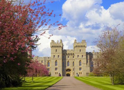 Il Castello di Windsor, da secoli residenza della monarchia britannica