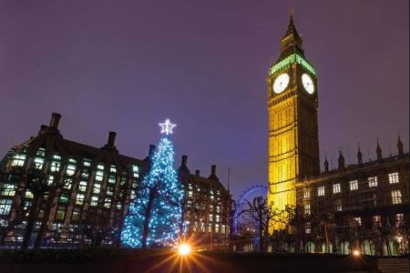 Londra Bus turistico Natale